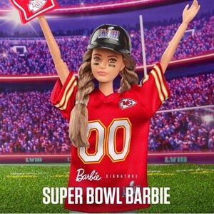 NFL SUPER BOWL 2024 CHAMPIONSHIP BARBIE DOLL.